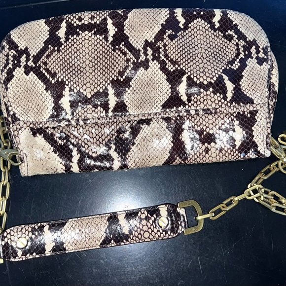 Tory Burch Bombe Reva Clutch in Snakeskin - Limited Edition! - Picture 2 of 4